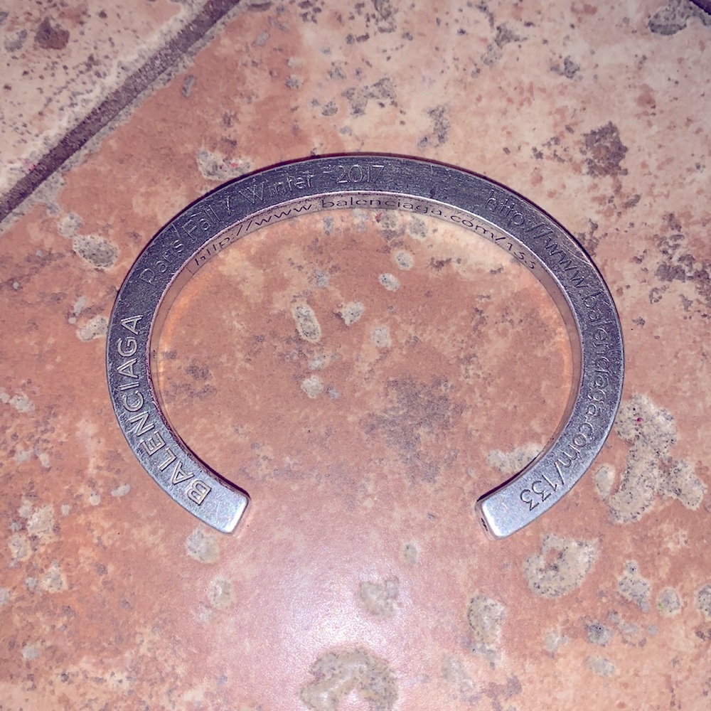 Balenciaga Paris Fall Winter 2017 Bracelet